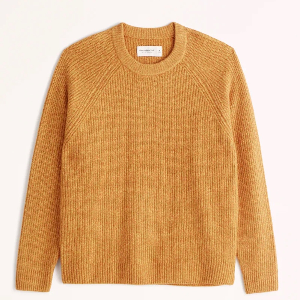 Mango Crew Sweater in Yellow
